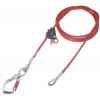 Kmeňovka s oceľovým lanom Camp Cable Adjuster 3,5 m karabína s otočným závesom
