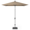 Slnečník Riva 1 Basic Platinum Veľkosť: 250 x 200 cm, Farba rámu: Antracitová, Farba látky: Taupe