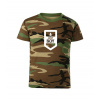 DRAGOWA Detské krátke tričko Army boy maskáčová - 10rokov/146cm