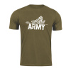DRAGOWA krátke tričko spartan army Nabis, olivová 160g/m2 - 3XL