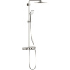 GROHE Euphoria SmartControl Duo nástenný sprchový systém s termostatom, horná sprcha 2jet priemer 310 mm, ručná sprcha 3jet, Supersteel, 26507DC0