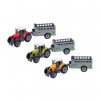 Wiky Kovový Traktor s ohrádkou 19cm žltá