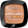 L'Oréal Paris Infaillible 24H Fresh Wear Matte Bronzer bronzer 250 Light 9 g