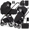 Detský kočík Venicci Claro Noir 2v1 + Adaptéry