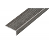 AP5 schodová lišta samolepiaca ACARA, hliník + fólia dub braun, 10 mm, 2,7 m