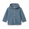 Tchibo - Detská vychádzková bunda s vlnou merino - pre dámy - veľ. 110/116 - farba: modrá