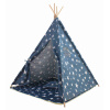 Detský indiánsky stan Hviezdy Teepee Aga4Kids MR7003 - tmavomodrý