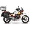 Shad kompletná sada bočných adventure tašiek SHAD TERRA TR40 a hliníkového 48L topcase, vrátane montážnej sady SHAD MOTO GUZZI V 85 TT