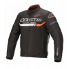 Bunda T-SP S IGNITION WATERPROOF, ALPINESTARS (čierna/biela/červená fluo) 2XL