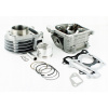 CYLINDER + HLAVICA KPL. 4T GY6 80CCM (47 mm) - BEZ ODVZDUŠNENIA - ANH