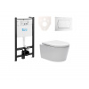 Swiss aqua technologies Cenově zvýhodněný závěsný WC set Roca do lehkých stěn / předstěnová montáž+ WC SAT Brevis SIKORSW1