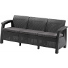 KETER Záhradná pohovka GREEK LOVE SEAT MAX | grafit