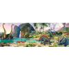 Panoramatické puzzle Dinosaury pri jazere 150 dielikov