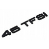 Čierny znak Audi 45 TFSI Logo Pečiatka dozadu (Čierny znak Audi 45 TFSI Logo Pečiatka dozadu)