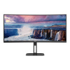AOC Value-Line CU34V5C/BK LED monitor 86.4 cm (34 palca) En.trieda 2021 G (A - G) 3440 x 1440 Pixel UWQHD 4 ms HDMI ™, DisplayPort, USB 3.2 (Gen 1x1), USB-C®,; CU34V5C/BK