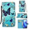 Peňaženkové kožené puzdro Colored Drawing Plain na Motorola Moto E20 / E30 / E40 - Heart Butterfly