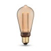 Dekoračná FILAMENT žiarovka - TEARDROP - E27, Teplá biela, 4W, 200lm