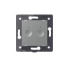 LIVOLO SR-702SR-15 Dotykový modul č.5B s RF – strieborný (Modulárny plastový dotykový modul - radenie R5B)