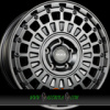 DOTZ TALARA 8x17 6x139,7 ET20.00 black - schwarz matt