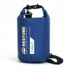 Vodotesná suchá taška RESTUBE s popruhom na rameno, 5 litrov, modrá