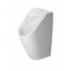 Duravit ME by Starck Pisoár, horný prívod vody, Rimless, s WonderGliss, alpská biela 28153000001