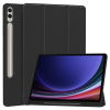 Techsuit Flex Trifold ochranné puzdro (s držiakom na pero) - Samsung Galaxy Tab S9 Plus - Čierny KF2321642