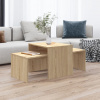 zahrada-XL Konferenčné stolíky, dub sonoma 100x48x40 cm, kompozitné drevo 802915