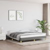 vidaXL Posteľ bez matraca tmavosivá 180x200 cm látka - Sivá - 165141-99529