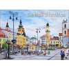 Živicová magnetka - Banská Bystrica - Maľba - Námestie SNP