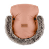 Petite&Mars Rukavice na kočík Furry Pastel Peach