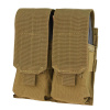 CONDOR OUTDOOR sumka MOLLE dvojitá na zásobníky M4 COYOTE BROWN
