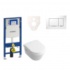 Siko Cenově zvýhodněný závěsný WC set Geberit do lehkých stěn / předstěnová montáž + WC Villeroy & Boch Omnia Architectura 111.300.00.5NB5