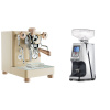 Lelit Bianca PL162T V3, gold + Eureka Atom 60, chrome