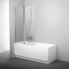 Ravak CHROME 2-dielná vaňová zástena 100 x 150 cm, sklo číre 7QLA0C00Z1