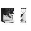 Rancilio Silvia BC PID, black + Eureka Atom W 65, white