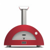 ALFA FORNI Pizza pec MODERNO 2 na drevo - antique red