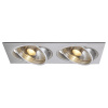 SLV Svítidlo NEW TRIA 2 75Wx2 GU10 QPAR111 vestavné IP20 hliník