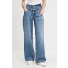 Rifle Karl Lagerfeld Jeans stredne vysoký pás, A3W10072 modrá 29/32