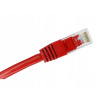 Patch-cord U/UTP kat.5e PVC 0.25 m červený ALANTEC