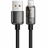 Kábel McDodo USB - Apple Lightning 1,8 m, sivý