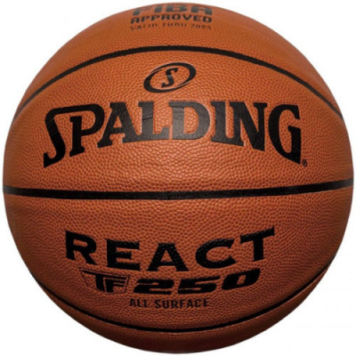 Basketball Spalding React TF-250 Logo Fiba 76967Z (89835) Black 7