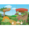 Dinosaury - Viac než 500 nálepiek , 8 obrázkov na ozdobenie, 8 strán maľovaniek
