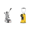 La Pavoni Europiccola Lusso + Eureka Helios 65, yellow
