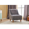 Atelier del Sofa Wing Chair Ella Prestij - Grey Grey