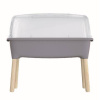 Prosperplast Sadbovač RESPANA PLANTER WOOD HIGH SET, 78 cm, sivý kameň