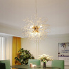 Závesná lampa púpava kolík s kryštálikom LED G9*8 / 40W