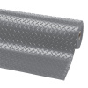 Šedá plastová PVC protišmyková rohož (rola) Diamond Plate Runner - dĺžka 22,8 m, šírka 122 cm, výška 0,47 cm