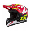 Prilba X1.9D ZED, detská (červená / žltá fluo / čierna / biela) S