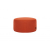 noo.ma Puf Folk Terracotta Wool, nízky – oranžový