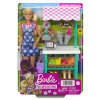 Barbie Farmársky trhový set + bábika HCN22